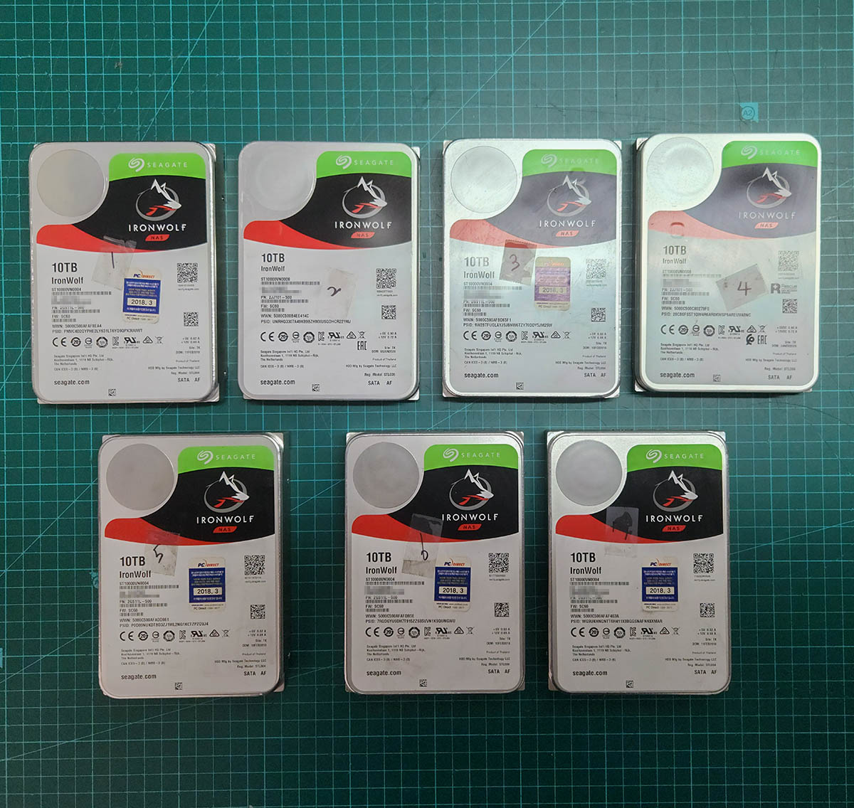 디스크 7개 모습