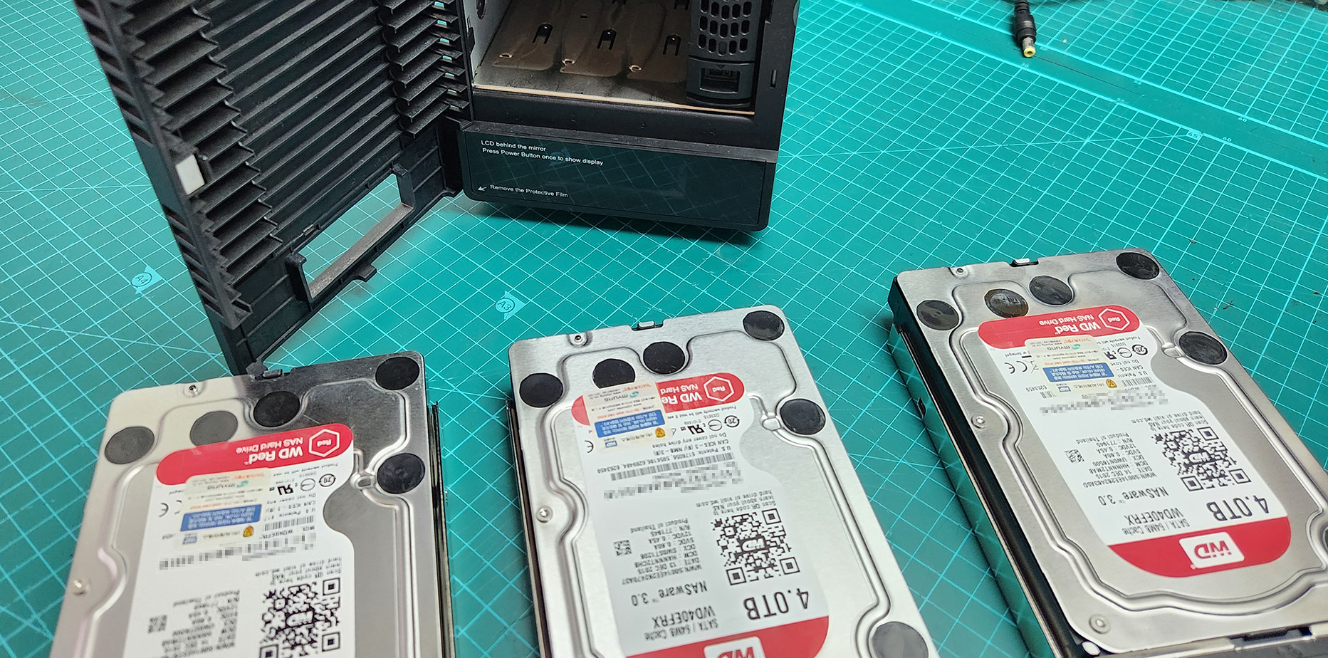 복구할 디스크의 모습